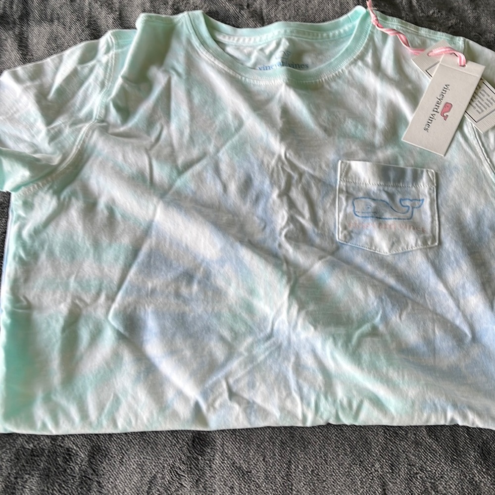 Womens Vineyard Vines T blue/green  tie dyed size xs nwt